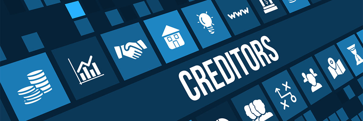 icons of various types of creditors